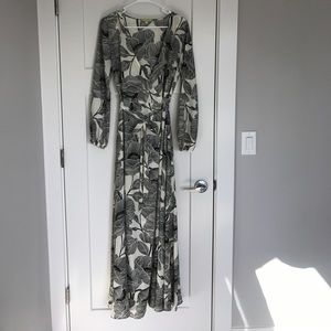 Gianni Bini Boho Wrap Maxi Dress